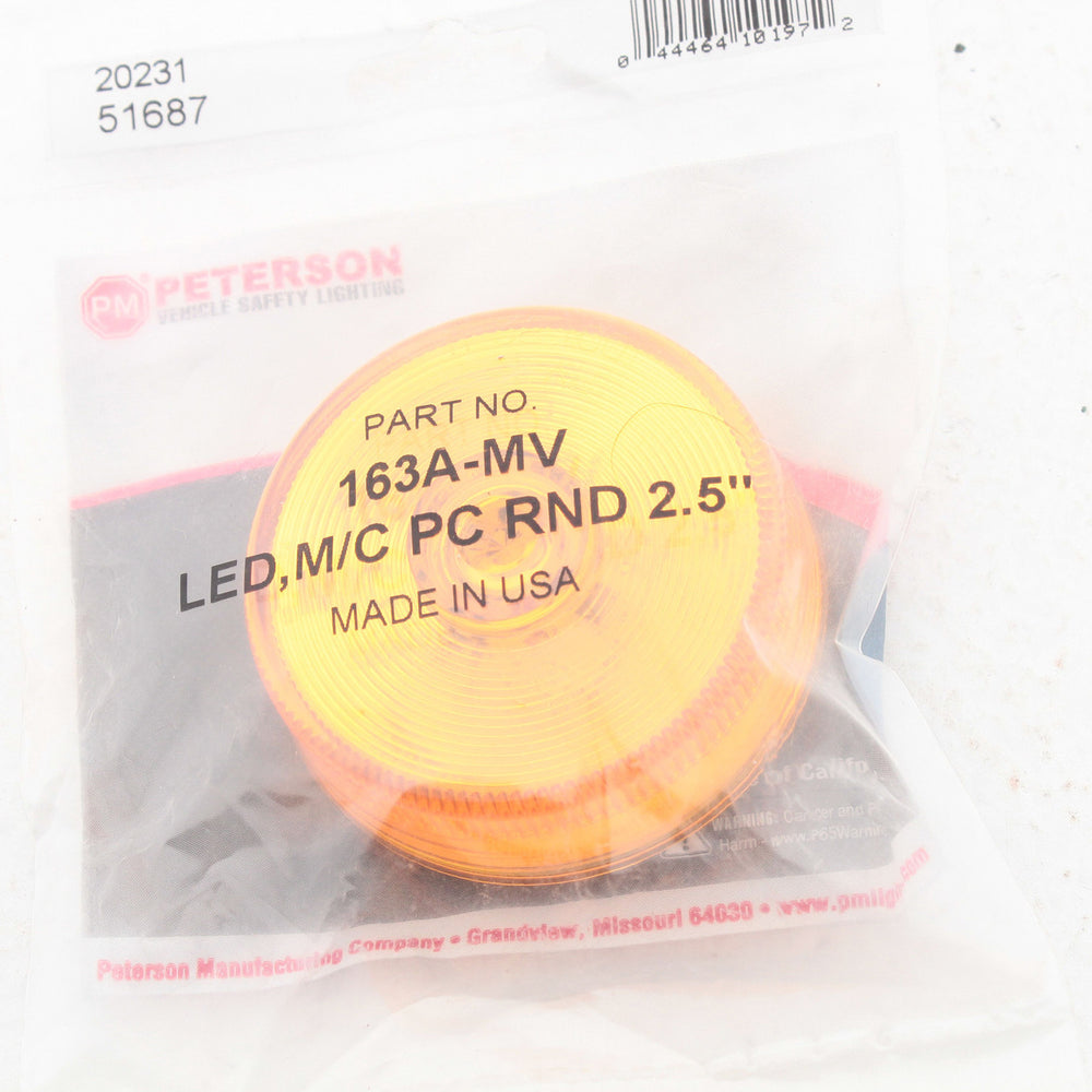 LED M/C PC RND 2.5' MV