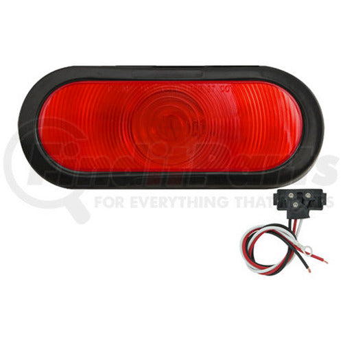 TAIL LIGHT KIT OVAL PLUG ATTACH;RED