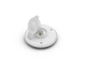CABLE TV PLATE POLAR WHITE