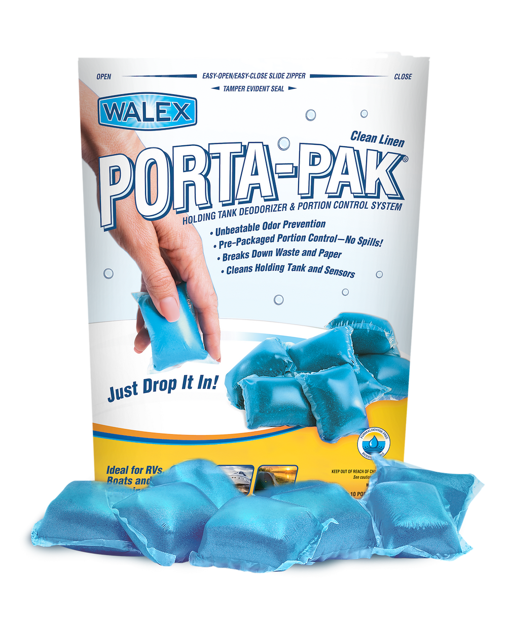 PORTA PAK CLEAN LINEN - 10 PK