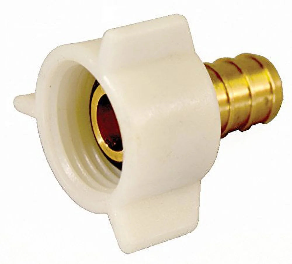 3/8IN PEX X 1/2IN FPT SWV. COUPLING PLASTIC NUT