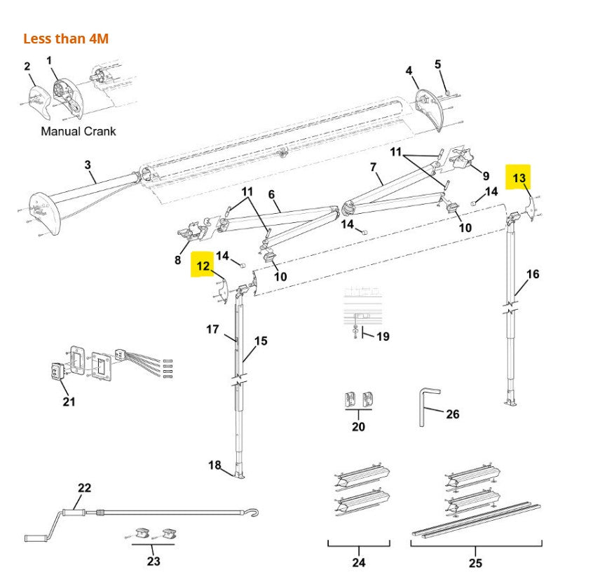 LDRL ENDPLATE FRDM RM BLK