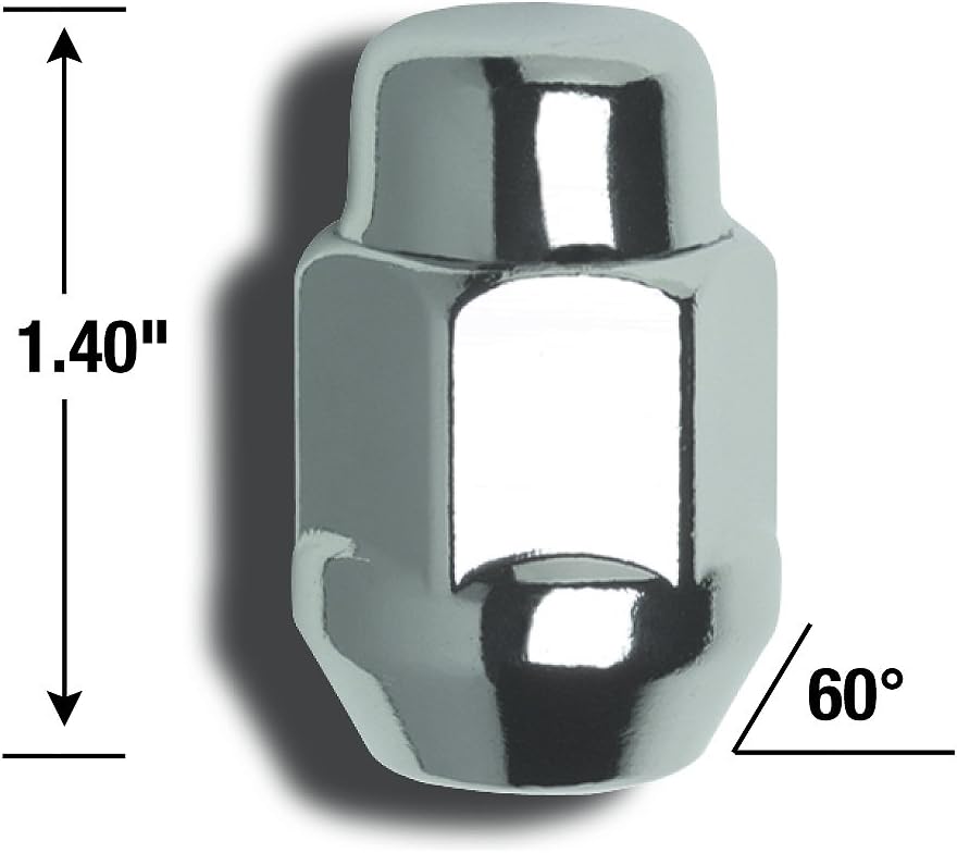 14MM X 1.50 ACORN BULGE HEAT TREATED (13/16IN HEX) LUG NUTS 4 BAGGED
