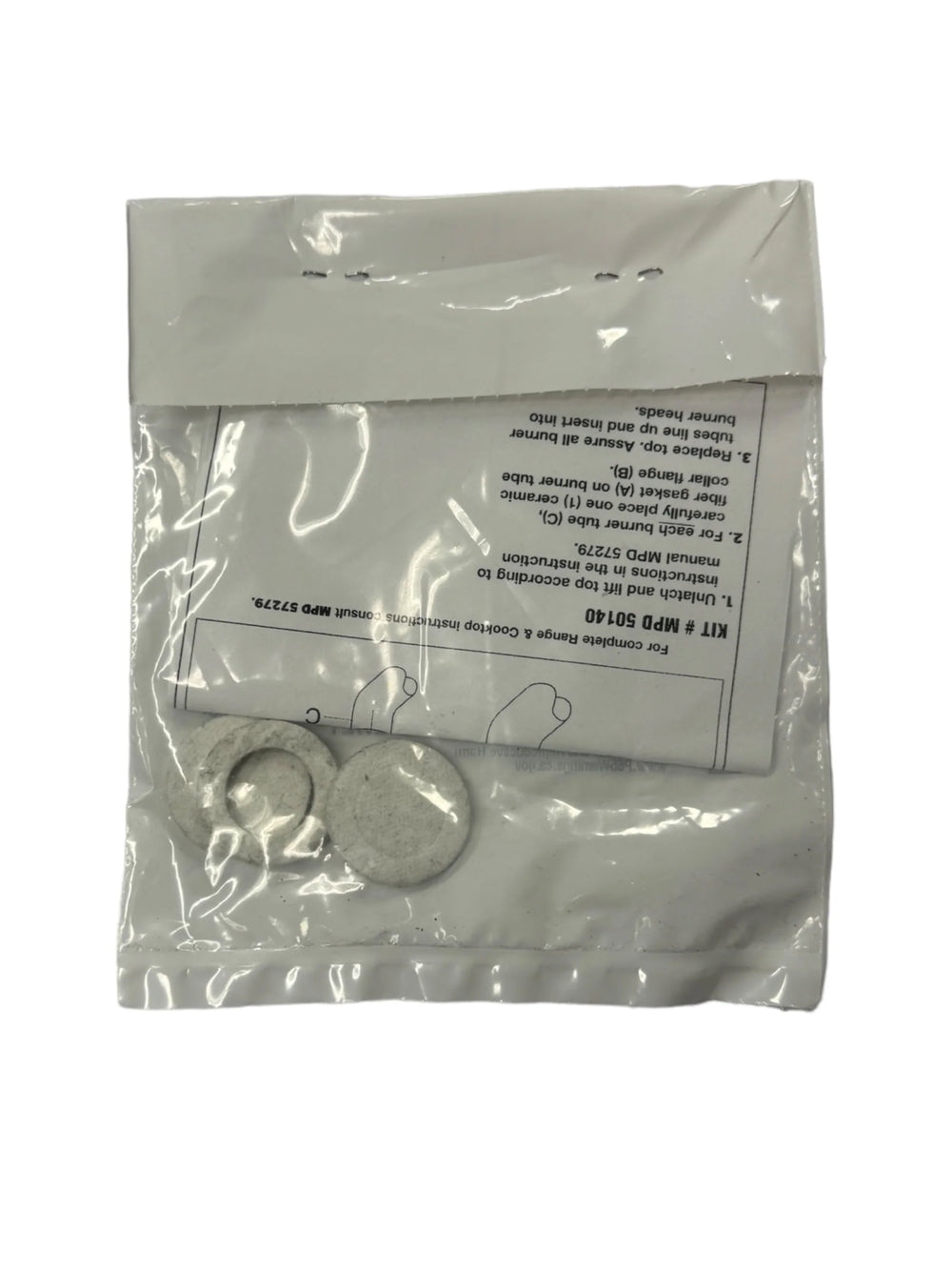 WEDGEWOOD SERVICE PARTS BURNER TUBE SEALKIT