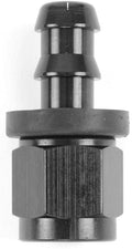 Fragola -6AN Push-Lite End Straight - Black