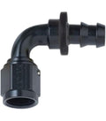 Fragola -6AN Push-Lite End Straight - Black