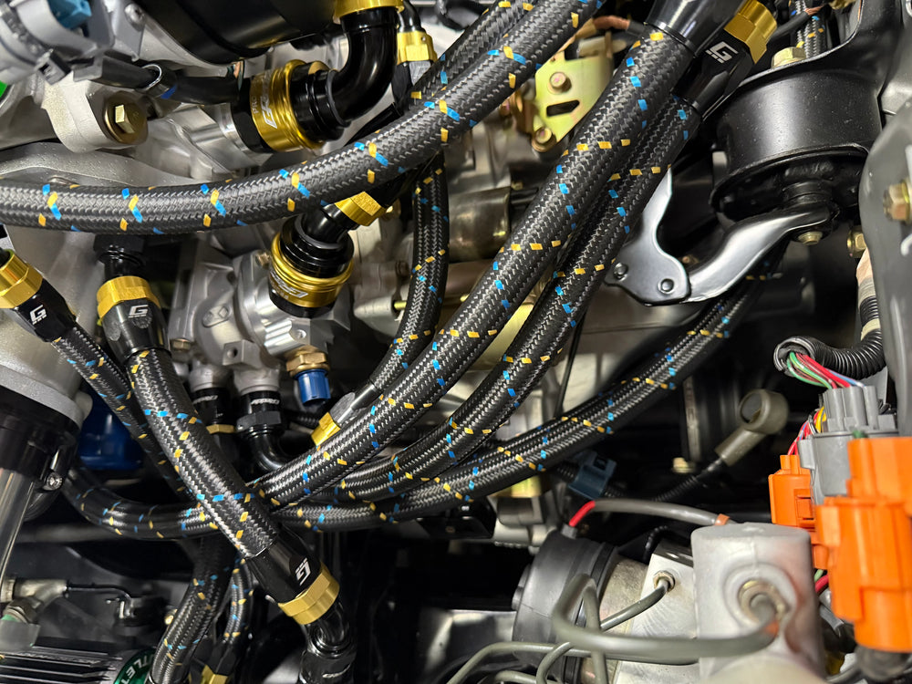 Greddy black auto part