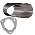 QTP 2.5in Bolt-On QTEC 3 Bolt Gasket