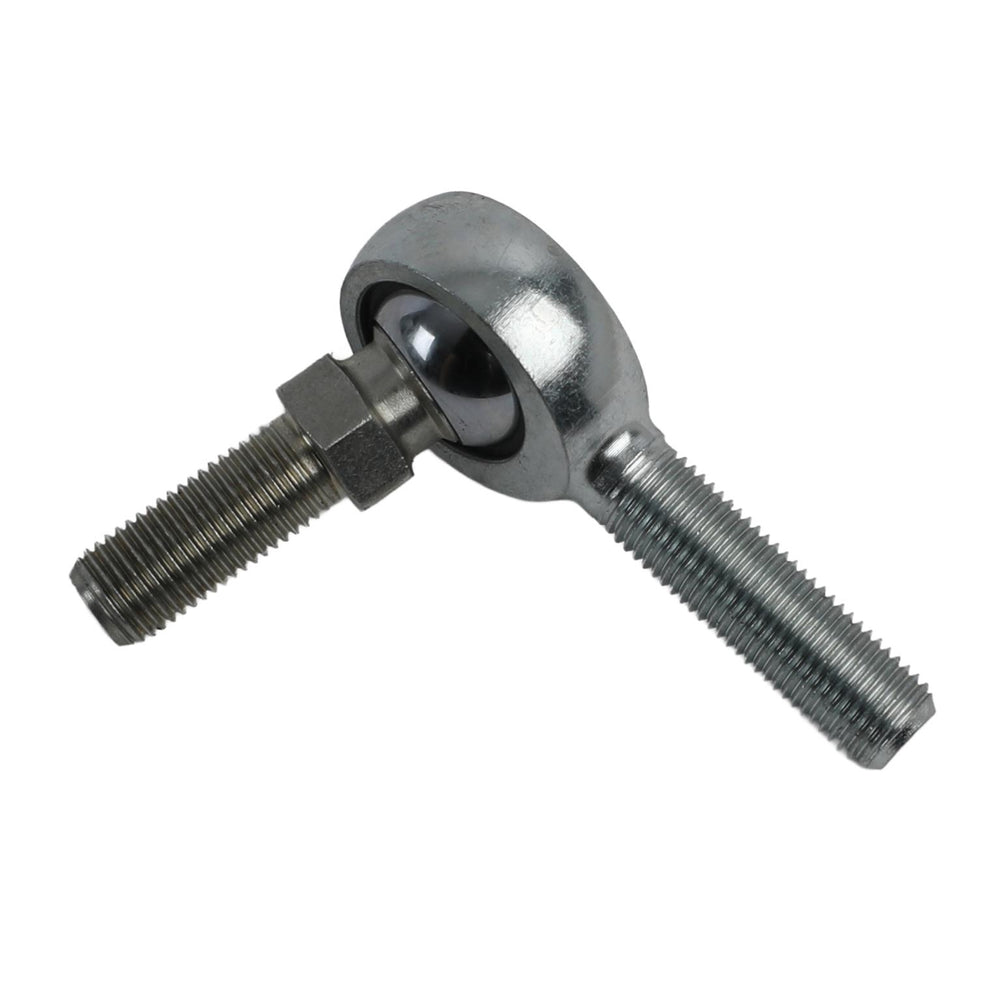 QA1 N Series Injection Molded Rod End - Male/Right Hand - .375in Bore x 3/8-24 w/Stud - Carbon Steel
