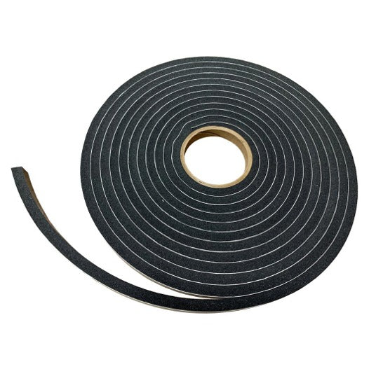 FRAMELESS WINDOW FOAM SEAL 25'-BLAC