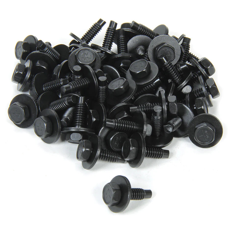 Body Bolt 3/4in 10pk Black