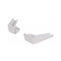 FLEXIBLE EXTENDED RAIN GUTTER SPOUTS POLAR WHITE