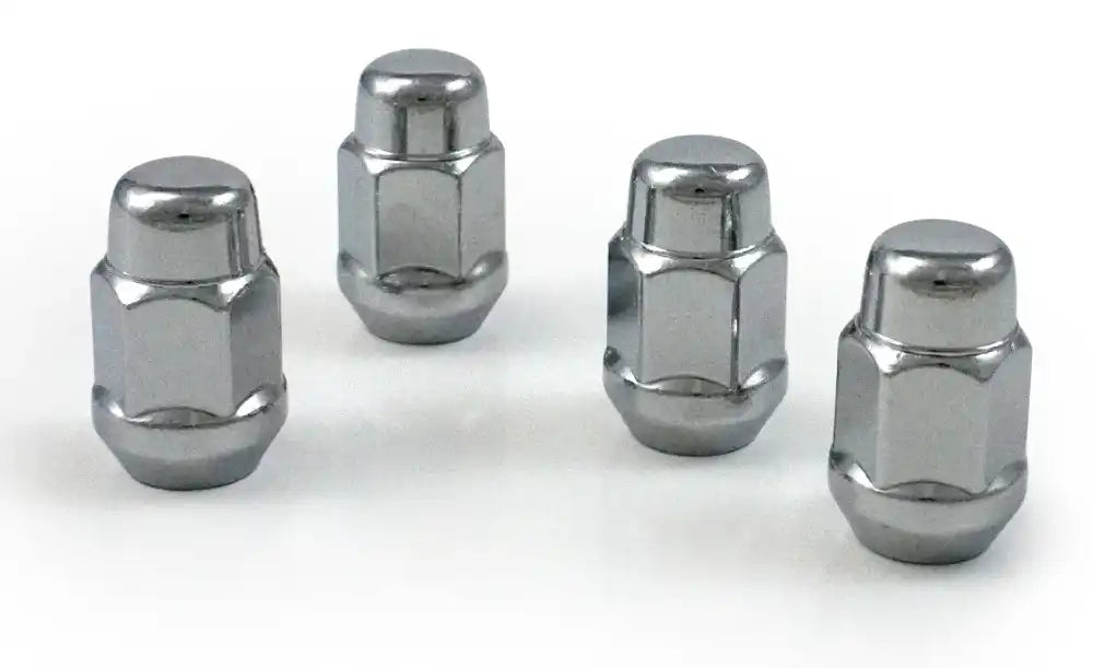 7/16IN ACORN BULGE SEAT (3/4IN HEX) LUG NUTS 4 BAGGED