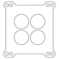 Cometic Carter AFB Holley 4 Barrel .039in Fiber Carburetor Gasket - 4-Hole - Double Drilled