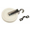 TILLER ROPE PULLEY W/EYE STRAP