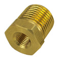 ~(0.2 lbs. 4X2X1)~ 1/2 Male x 1/8 Female Reducer Bushing EA
