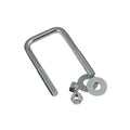 PKG UBOLT 7/16IN X 31/8IN X 3IN W/WASHERS & NUTS SQUARE