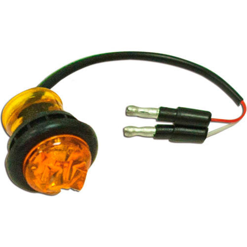 LIGHT,.75IN,RD,MARKER,AMBER, (1) LE