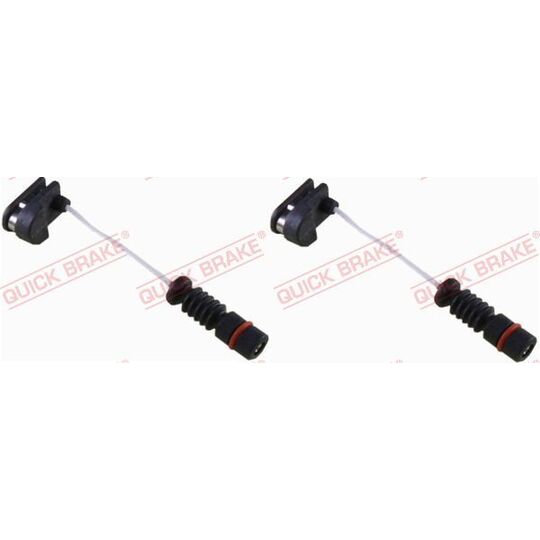 WARNING CONTACT BRAKE PAD WEAR