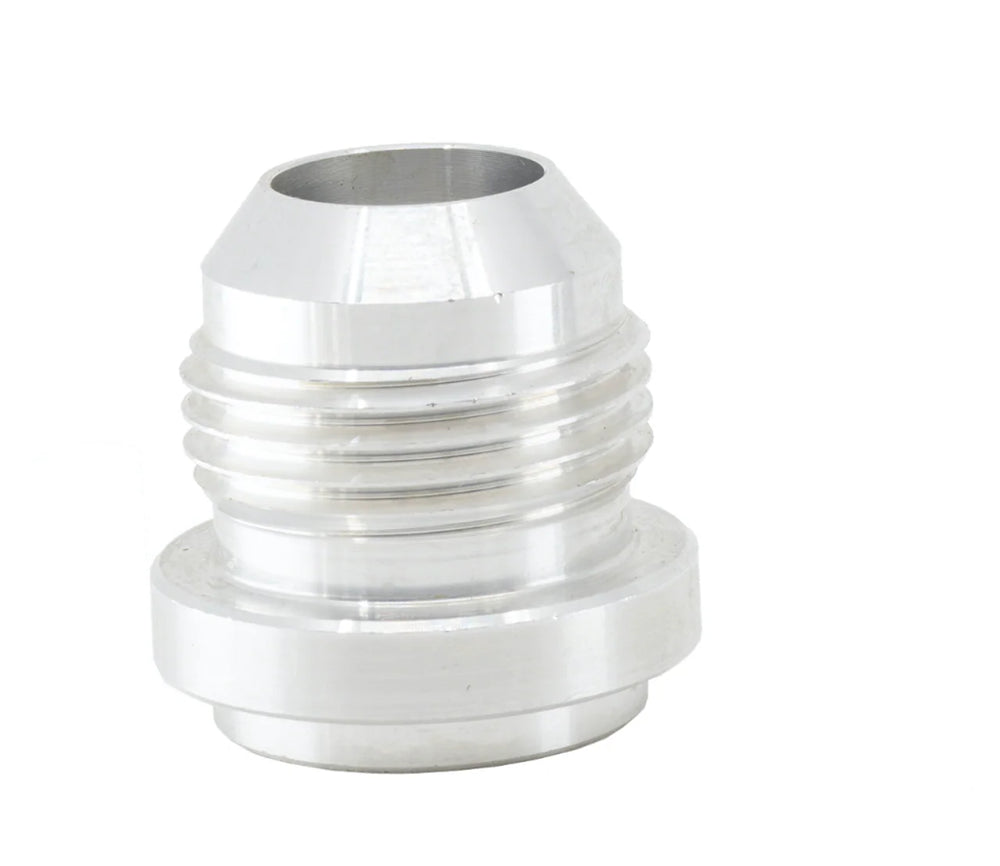 COMPACT 06 AN MALE ADAPTER WELD ON FITTING (UNANODIZED)