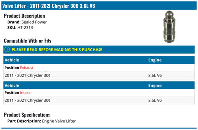 SEALED POWER auto part