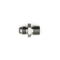 DeatschWerks 6AN Male Flare to M18 X 1.5 Male Metric Adapter (Incl Washer) - Anodized Matte Black