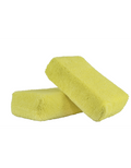 Chemical Guys Workhorse Microfiber Applicator - 5in x 3in x 1.5in - Yellow - 2 Pack - Case of 24