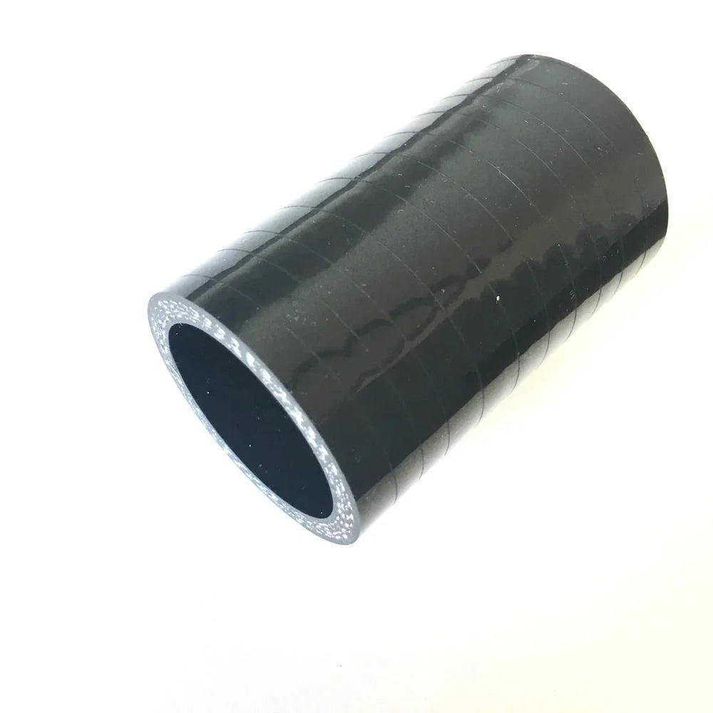 Ticon Industries 4-Ply Black 1.5in Straight Silicone Coupler