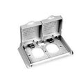 DUPLEX RECEPTACLE COVER IVORY