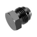 10 AN/JIC ALUMINUM FLARE PLUG BLACK