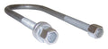 U-Bolt w/ 1/2 Inch Threads, 8 Inch Long for Jeep 55-86 CJs, 52-63 M38-A1, 72-73 C101 Crown Automotive