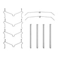 DFC 10-24 Lexus GX460 Front Premium Hardware Kit