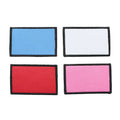 Rugged Radios Blank Morale Patch Kit: White Blue Red & Pink Patches