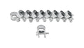 Vibrant Fuel Injector Style Mini Hose Clamps 15-17mm clamping range Pk of 10 Zinc Plated Mild Steel