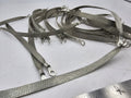Copper Ground Strap 9in w/ 3/8in Ring Terminals