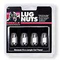 12MM X 1.50 ACORN BULGE SEAT BLACK CHROME (13/16IN HEX) CLAMSHELL