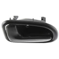 LH FRONT DOOR HANDLE; INSIDE; BLACK TOYOTA COROLLA 9397