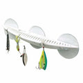 HOOK & LURE RACK 12" WHT.