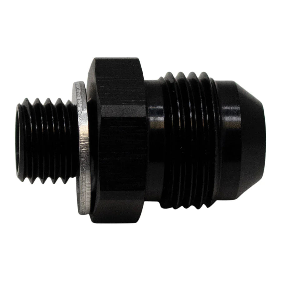 DeatschWerks 8AN Male Flare to M12 X 1.5 Male Metric Adapter (incl Crush Washer)