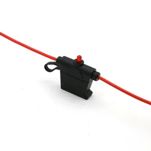 IN-LINE FUSE HOLDER WITH INDICATING LEDS - REGULAR FUSES