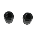 Russell Performance 2-Piece -10 AN Full Flow Swivel Hose End Sockets (Qty 2) - Polished and Black