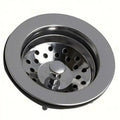 31/2IN PLASTIC BASKET SINK STRAINER SS