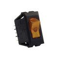 ILLUMINATED 12V ON/OFF SWITCH AMBER/BLACK