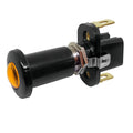 ILLUMINATED 12V ON/OFF SWITCH AMBER/BLACK