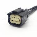 NAMZ 07-23 V-Twin VRSAW/CR/CX Models Molex MX-150 8-Position Female Connector - Blk (HD 72479-07BK)