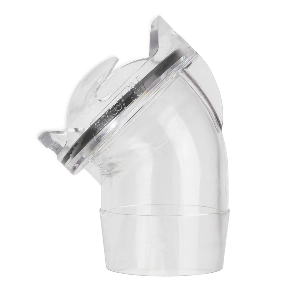 SEWER FITTING CDO 2 CLEAR 45 DEGREE HOSE ADAPTER