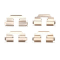 DFC 14-19 Fiat 500L Rear Premium Hardware Kit