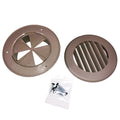 HEAT VENT 4IN CONNECTION W/DAMPER TAN