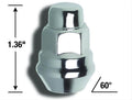 12MM X 1.50CLOSED END ACORN BULGE SEAT (17MM HEX) CLAMSHELL