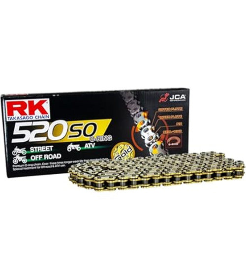 RK Chain GB520SO-RIVET - Gold